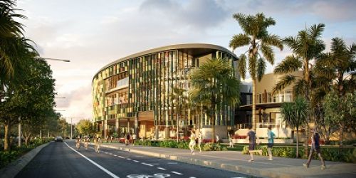 Wharf Street entrance for Cairns Convention Centre