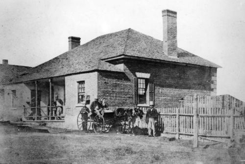 Brisbane General Hospital, George Street, 1865