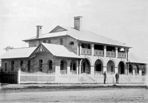 Police station, Warwick, circa 1890