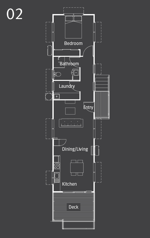 Eco Cottages floor plan